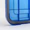 IRIS Element Resistant Clear Plastic Storage Boxes with Blue Lid